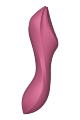 Двойной вибратор с вакуумной стимуляцией SATISFYER CURVY TRINITY 3 RED