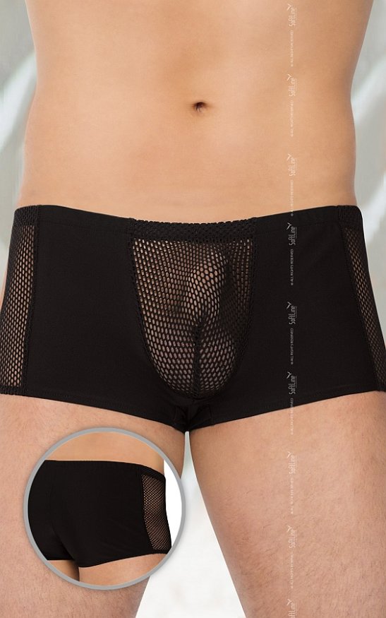 Еротичні труси-шорти Thongs чорного кольору 4515, black - XL