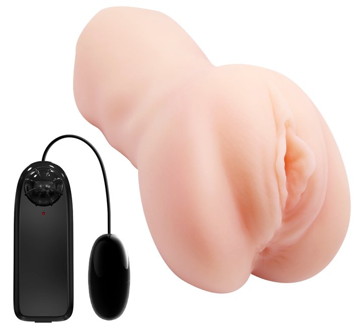 Мастурбатор с вибрацией CRAZY BULL - Realistic Pocket Pussy, BM-009228Z