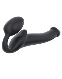 Безремінний страпон Strap-On-Me Black M, повністю регульований, діаметр 3,3 см