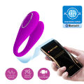 Інноваційний вібратор для пар- Pretty Love August Stimulator Purple (App)
