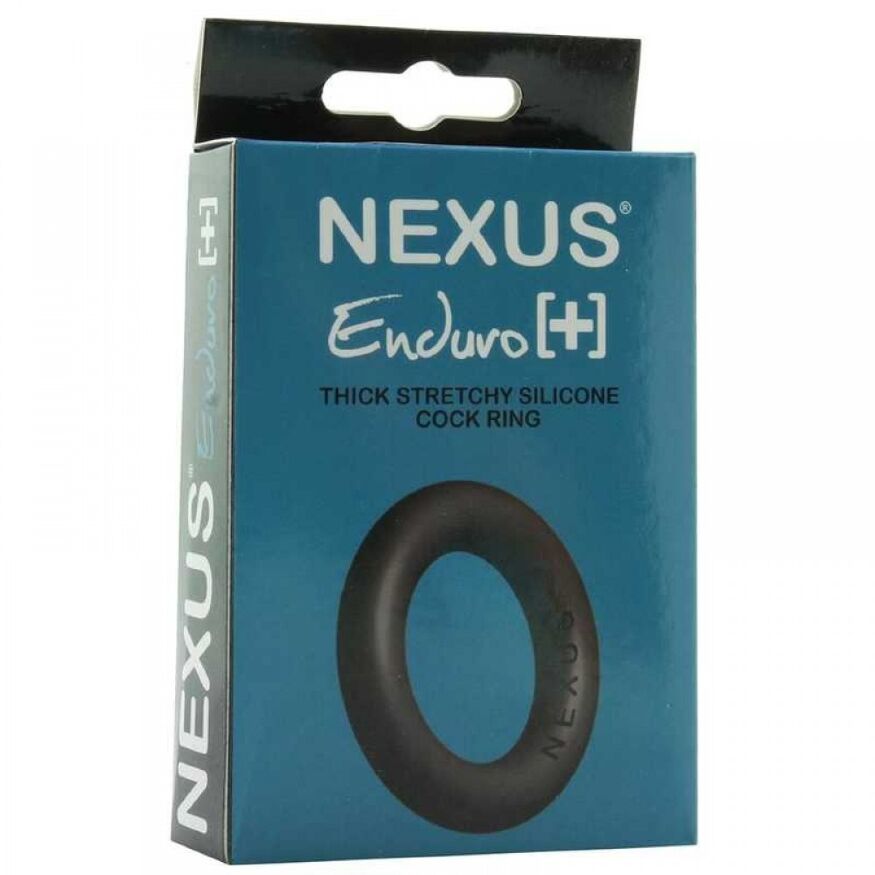 Эрекционное кольцо силиконовое ,черное NEXUS