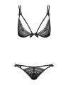 Комплект білизни - Obsessive Intensa Set Black - L/XL