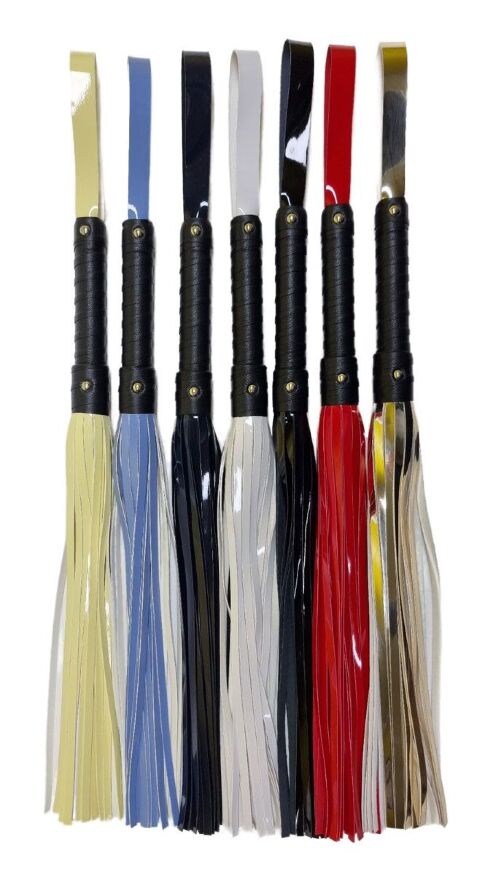 Флоггер Flirty ЕКО - ЛАК  голубой 60см
