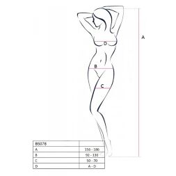 Бодистокинг с доступом к интимным местам Passion BS078 red
