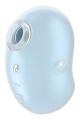 Вибратор вакуумный стимулятор Satisfyer Cutie Ghost, голубой, 9.1 см