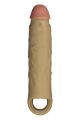 Реалистичная вибронасадка Shaft Vibrating Sheath Size 2 Oak с пультом, 22.3 см