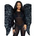 Крылья ангела из перьев Leg Avenue Black Feather Wings - Hvit