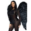 Крылья ангела из перьев Leg Avenue Black Feather Wings - Hvit