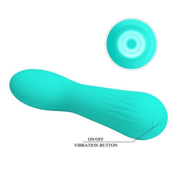 Компактний вібростимулятор у сучасному лаконічному дизайні - Pretty Love Kirk Vibrator Mint