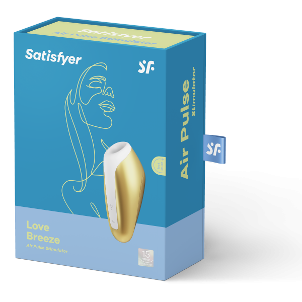 Вакуумный клиторальный стимулятор SATISFYER LOVE BREEZE YELLOW