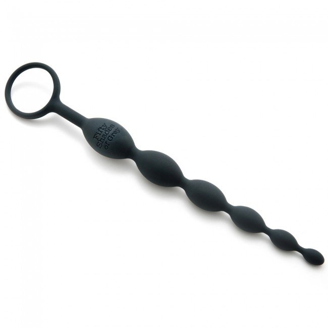 Анальные бусы Fifty Shades of Grey, Silicone Anal Beads, 18,4х2,4 см