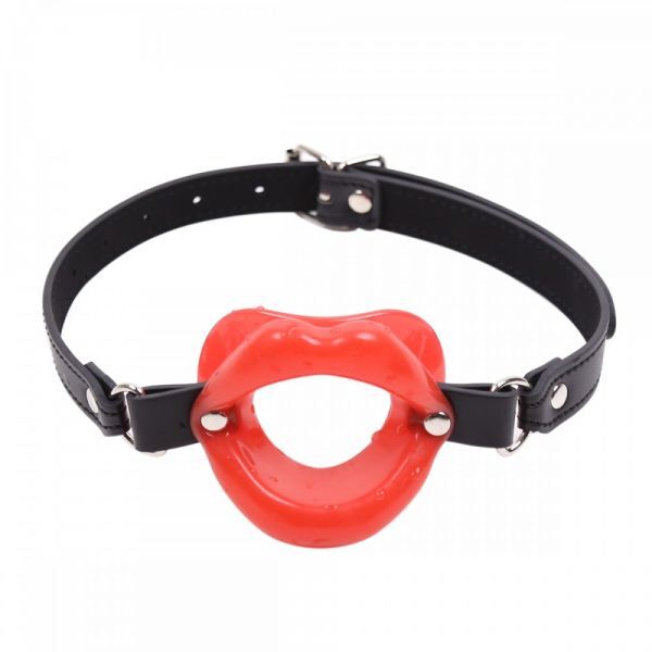 Кляп-губы на ремешке RED O-RING MOUTH GAG