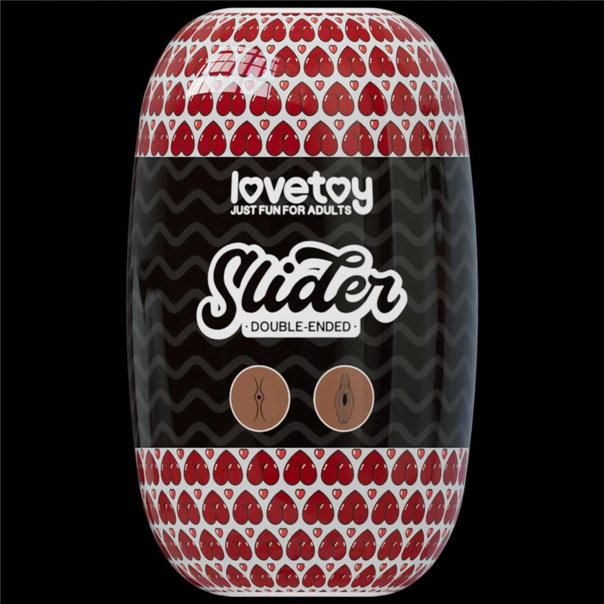 Мастурбатор - Slider Double-Ended Masturbator Ass and Vagina Brown
