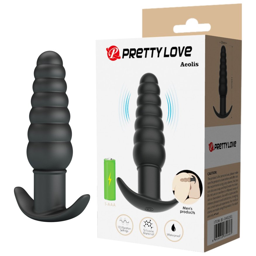 Анальный вибратор Pretty Love - Aeolis Vibrating Anal Plug, BI-040201