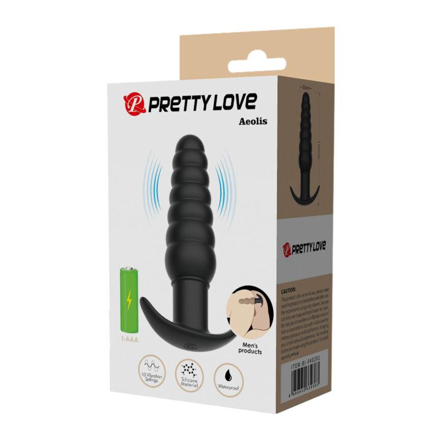 Анальный вибратор Pretty Love - Aeolis Vibrating Anal Plug, BI-040201