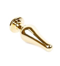 Анальна пробка - Jewellery Gold BUTT PLUG- Clear