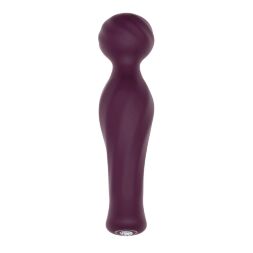 Вібратор-мікрофон Dream Toys Essentials Magic Wand зі стразами, бордовий, 16,5 см