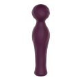 Вибратор-микрофон Dream Toys Essentials Magic Wand со стразом, бордовый, 16,5 см