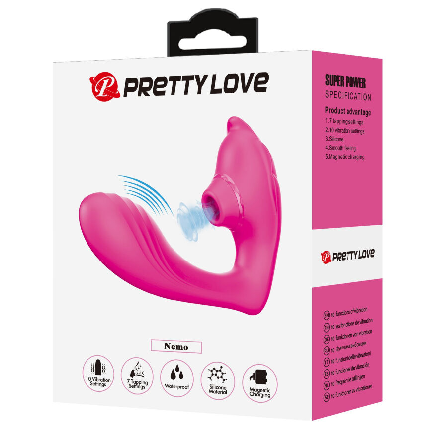 Мультифункціональний пульсатор Pretty Love - NEMO, BI-040190