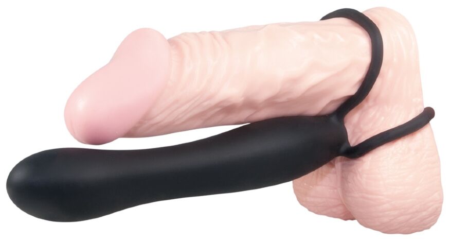 Насадка для двойного проникновения - Anal Special Silicone Black