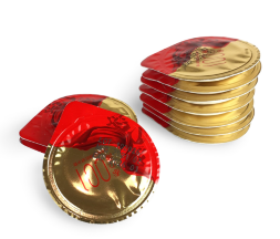 Презервативи OLO RedGold із продовжуючим ефектом (по 1шт)