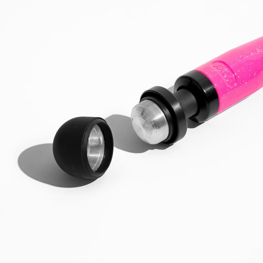Вибромассажер DOXY Die Cast 3R Hot Pink, очень мощный, перезаряжаемый, металлический корпус