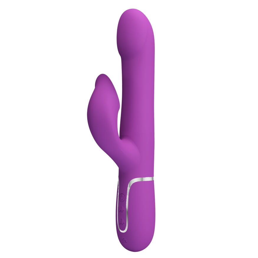 Вибромассажер с поступательным движением серии Pretty Love - Falin Twinkled Tenderness Violet, 7 vibration functions 4 rolling functions, BW-500012-3