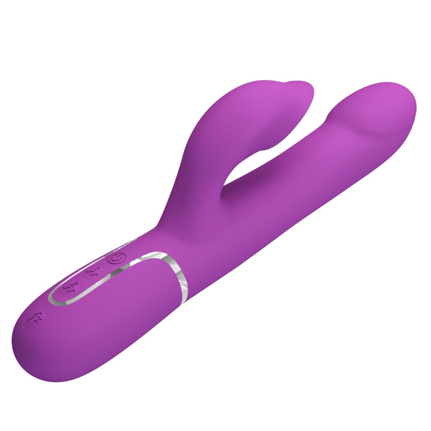 Вибромассажер с поступательным движением серии Pretty Love - Falin Twinkled Tenderness Violet, 7 vibration functions 4 rolling functions, BW-500012-3