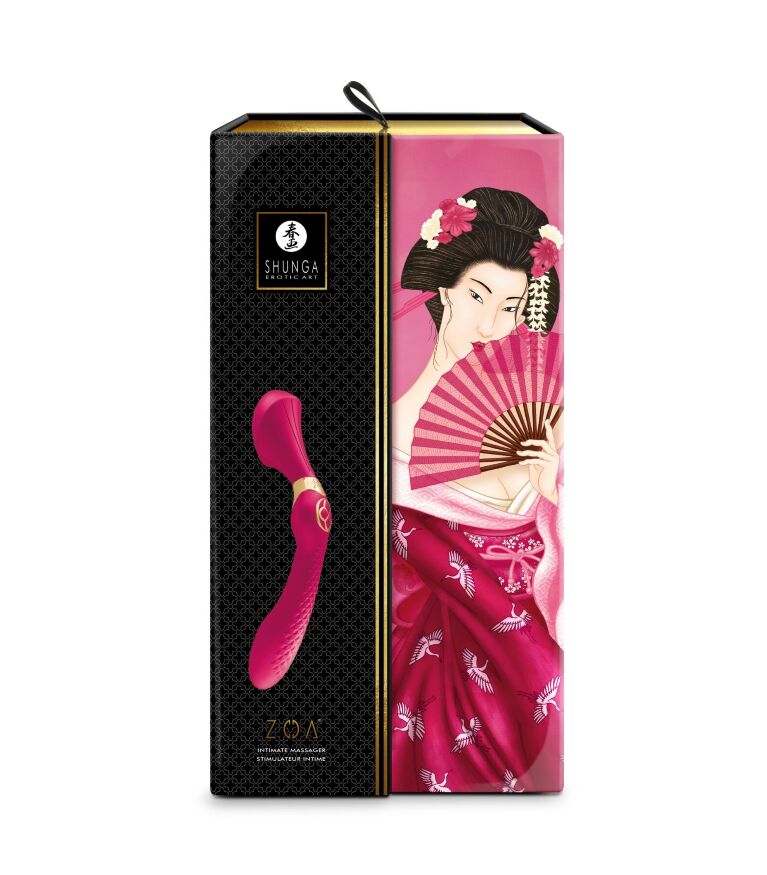 Вибратор Shunga - Zoa Intimate Massager Rasberry