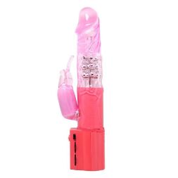 Вибратор с стимулятором клитора "Cute baby vibrator" BW-004102 PINK