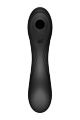 Двойной вибратор с вакуумной стимуляцией SATISFYER CURVY TRINITY 4 BLACK