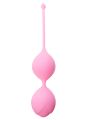 Вагінальні кульки - Silicone Kegel Balls Pink, 36 мм, 90 г