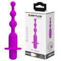 Анальний стимулятор зі знімним віброелементами і потужною вібрацією - Pretty Love Hermosa Anal Beads Purple