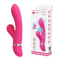 Розкішний багатофункціональний вібратор комплексної дії Pretty Love Willow Vibrator Pink