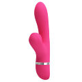 Розкішний багатофункціональний вібратор комплексної дії Pretty Love Willow Vibrator Pink