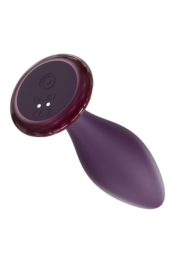 Анальний вібратор Dreamtoys Glam з пультом, фіолетовий, 12.8 см