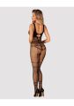 Комбинезон сетка Obsessive Bodystocking N123, чорный, One Size