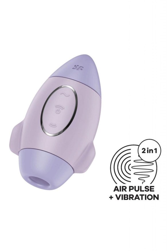 Вишуканий девайс для безконтактної стимуляції зони клітора Mission Control violet