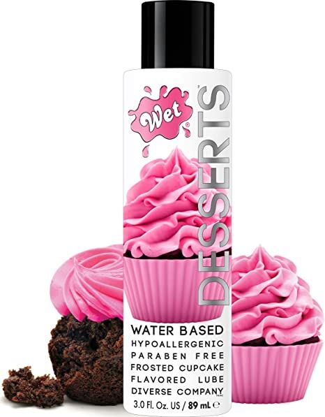Съедобный Лубрикант WET Desserts Frosted Cupcake (со вкусом кекса)  89 мл