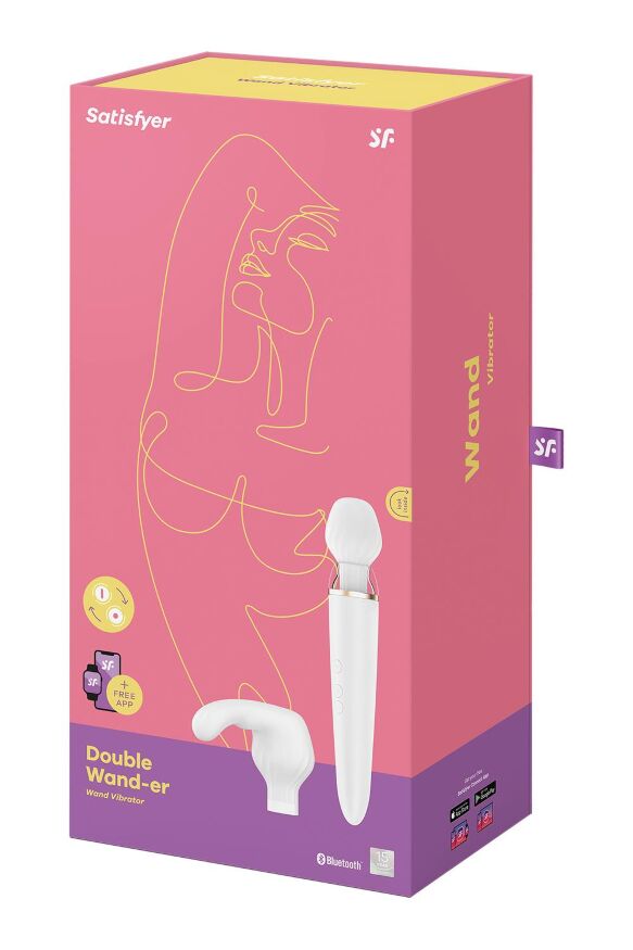 Смарт массажер-микрофон Satisfyer Double Wand-er Connect App
