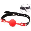 Кляп силиконовый Silicone ball gag red