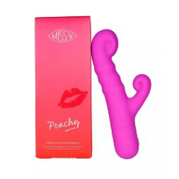 Кролик вібратор Peachy Pretty Violet Miss V, рожевий