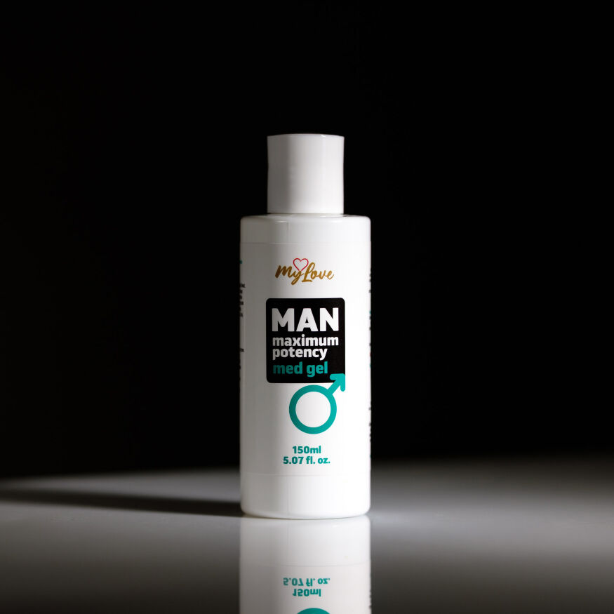 Интимный гель-лубрикант для мужчин - MyLove Man Maximum Potency Med Gel, 150 мл