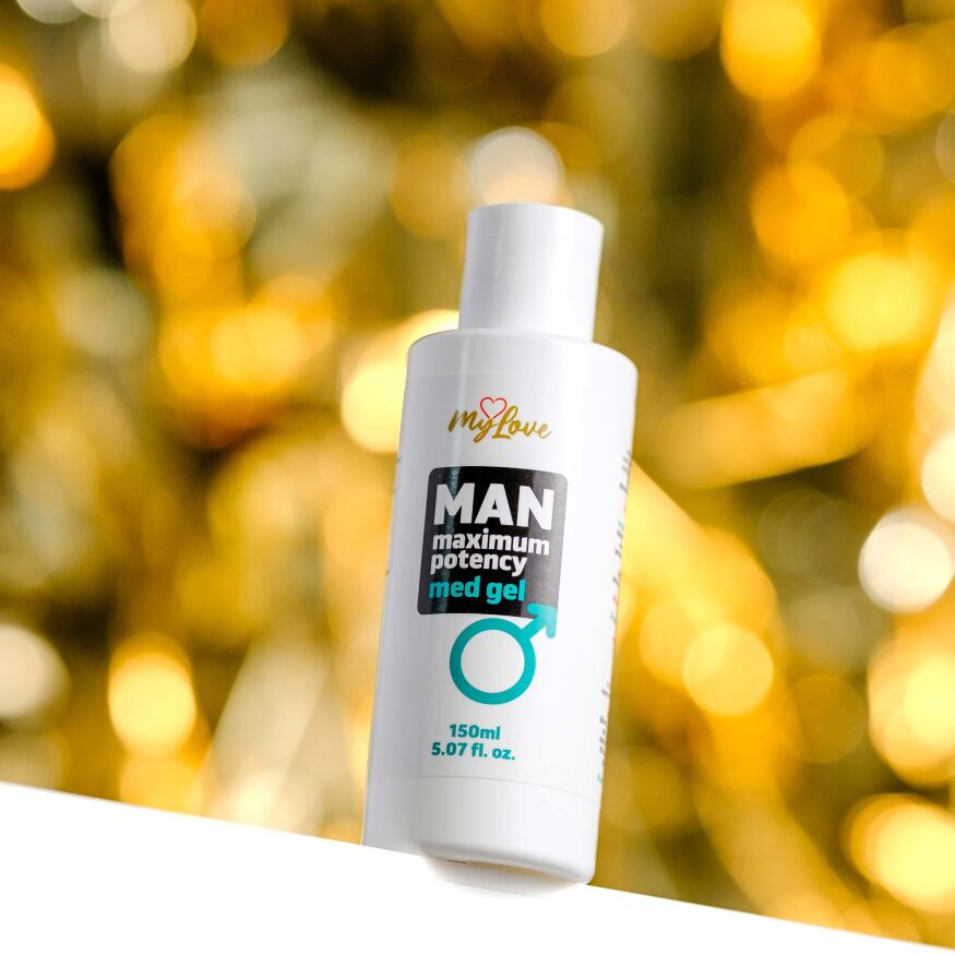 Интимный гель-лубрикант для мужчин - MyLove Man Maximum Potency Med Gel, 150 мл