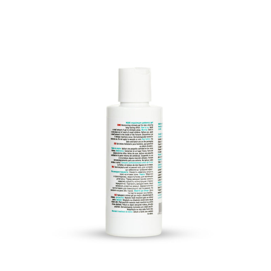 Интимный гель-лубрикант для мужчин - MyLove Man Maximum Potency Med Gel, 150 мл