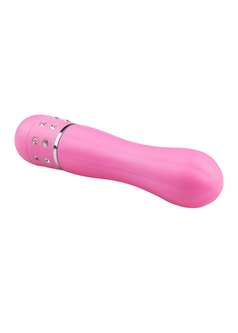 ET089PNK Вибратор Love Diamond Vibrator розовый, 11 см
