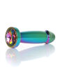Металлический анальный плаг в виде пениса Boys Series - Jewellery Multicolour Penis PLUG ( размер S ), BS6400141