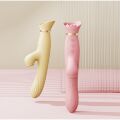 Вибратор с ротацией и вакуумной стимуляцией ZALO ROSE RABBIT PINK