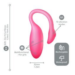 Смарт-віброяйце Magic Motion Flamingo Max Pink